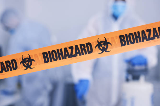 Professional Biohazard Cleanup technician working in Eagle, NE